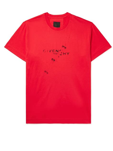 givenchy t shirt rouge